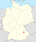 Position von Regensburg in Deutschland